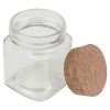 Glass Storage Jar with Cork Lid