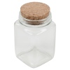 Glass Storage Jar with Cork Lid