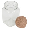 Glass Storage Jar with Cork Lid