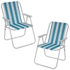 SYDNEY Outdoor Metal Folding Chair -  2 Pack