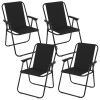 SYDNEY Outdoor Metal Folding Chairs & Metal Table Set