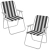 SYDNEY Outdoor Metal Folding Chairs & Metal Table Set