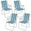 SYDNEY Outdoor Metal Folding Chairs & Metal Table Set