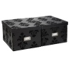 Set of Rococo Flocked Storage Boxes With Lids [928/4690]