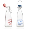 Milk Bottle Glass With Ceramic Lid (971327)