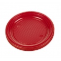 Super Festa  Gio'Style Dessert Red Plates 6.5 Inch [016428]