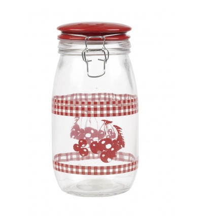 Storage Jar Glass With Ceramic Lid (873850)