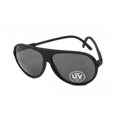 BREO BLACK ELLIPSE SUNGLASSES