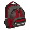 32" 4 Wheel Travelight Suitcase + Backpack (Red & Black)