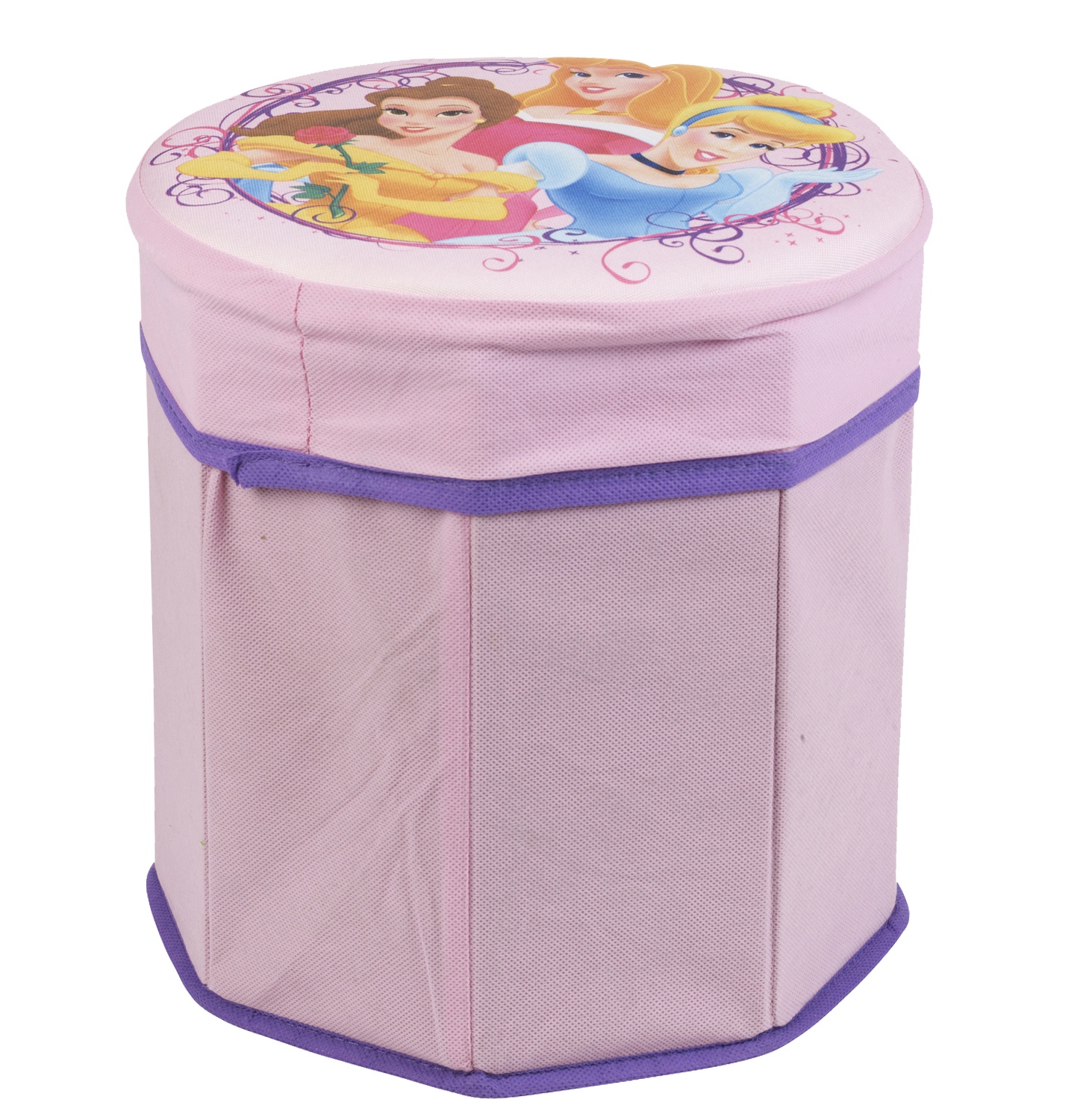 Disney Characters Storage Foot Stool Children Pouffe Bedroom Chair Kids