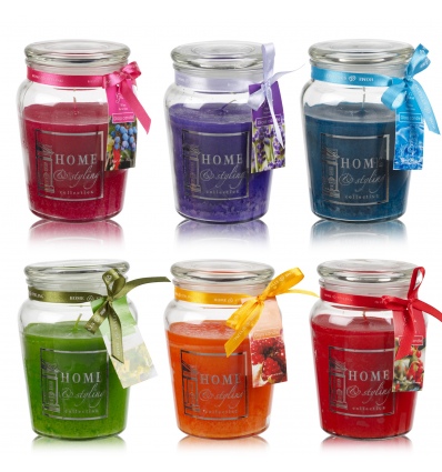 40H Scented Candles In Glass Jar - Small (039965)