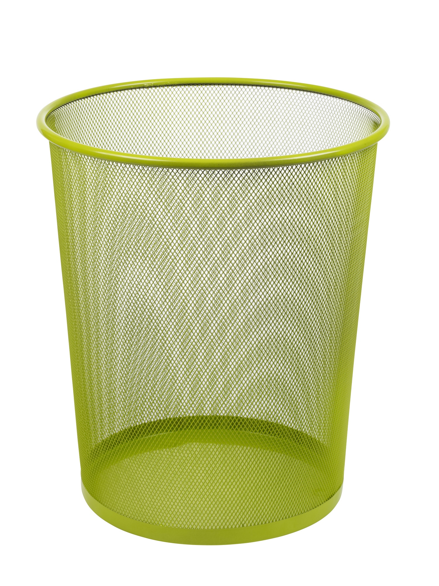 Large Colourful Mesh Waste Paper Basket Office Metal Dustbin Rubbish