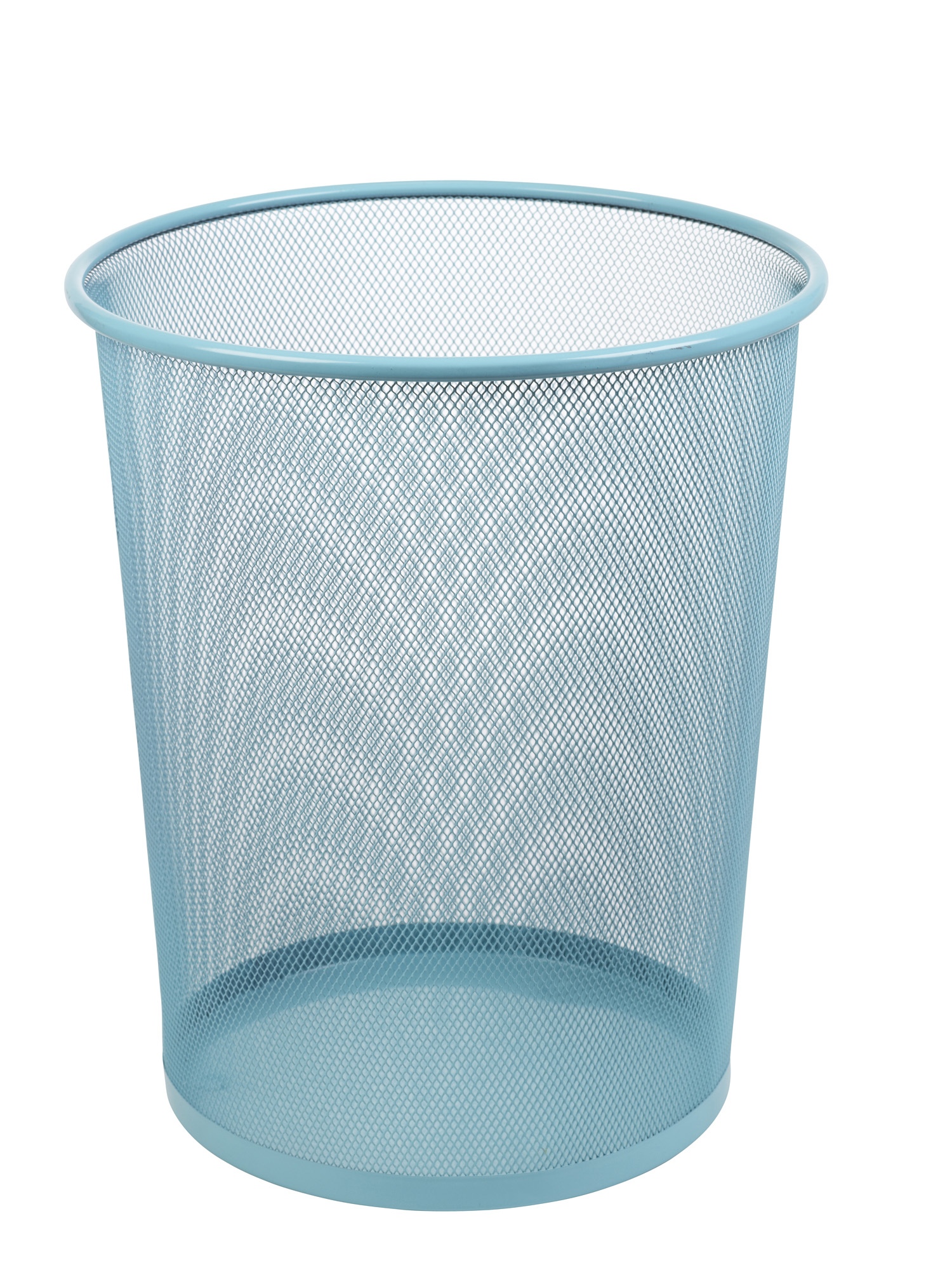 Large Colourful Mesh Waste Paper Basket Office Metal ...