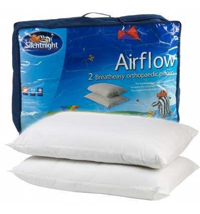2 x Silentnight Airflow Orthopaedic Pillows [374606]