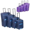 4 x Super Traveller Suitcases (Blue)