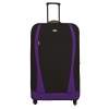 32" 4 Wheel Travelight Purple Suitcase + Green Backpack