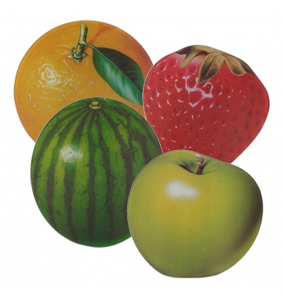 Cutting board Glass Fruit (260130)