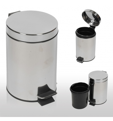 Chrome 3L Pedal Bin [955193]