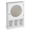 White Bathroom Cabinet With Mirror [647734]