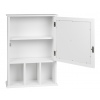 White Bathroom Cabinet With Mirror [647734]