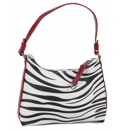 Childrens Zebra Pink Handle Handbag [226449]