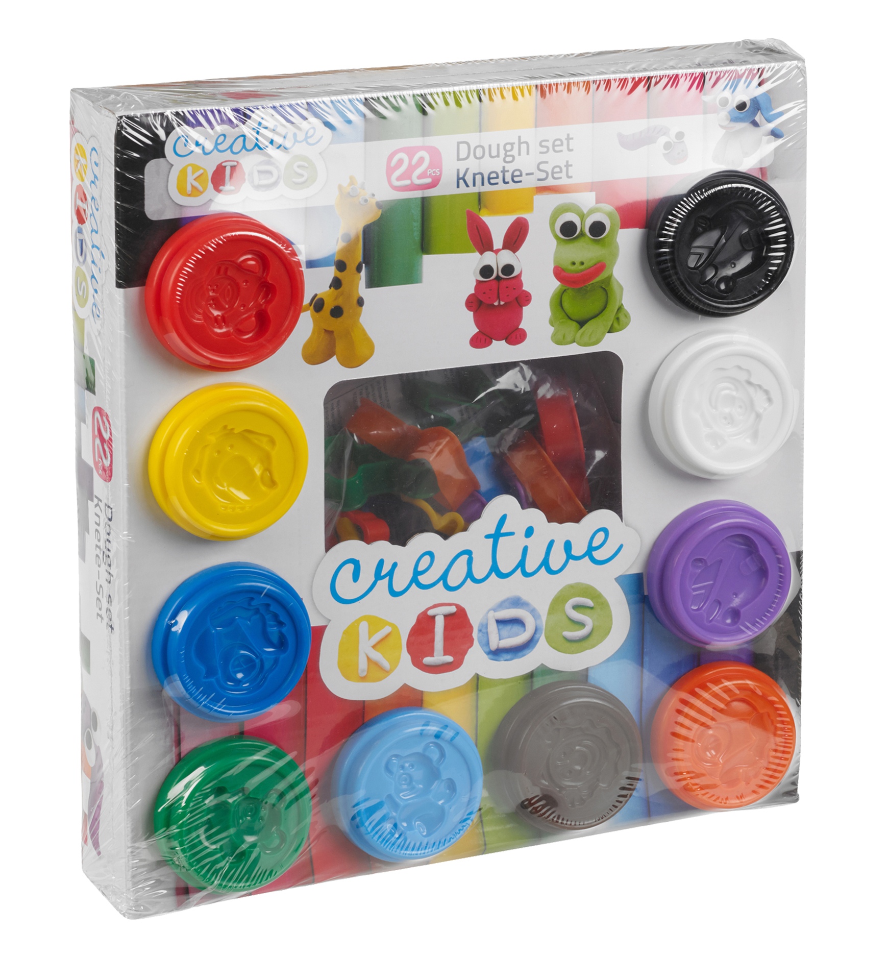 22 Piece Play Dough Craft Gift Set Tubs & Shapes Children Toys Xmas