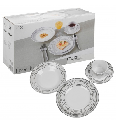 20 Piece Trento Collection Dinner Set [149141]