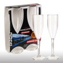 2pc Champagne Glass Set Polycarbonate [539953]