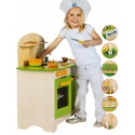 Green Wooden 25pc Kitchen Set Inc Accessories [564561]