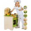 Green Wooden 25pc Kitchen Set Inc Accessories [564561]