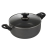 Aluminium Casserole Pan & Glass Lid 24cm [783321]