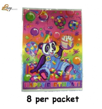 8 x Panda Happy Birthday Loot Bags