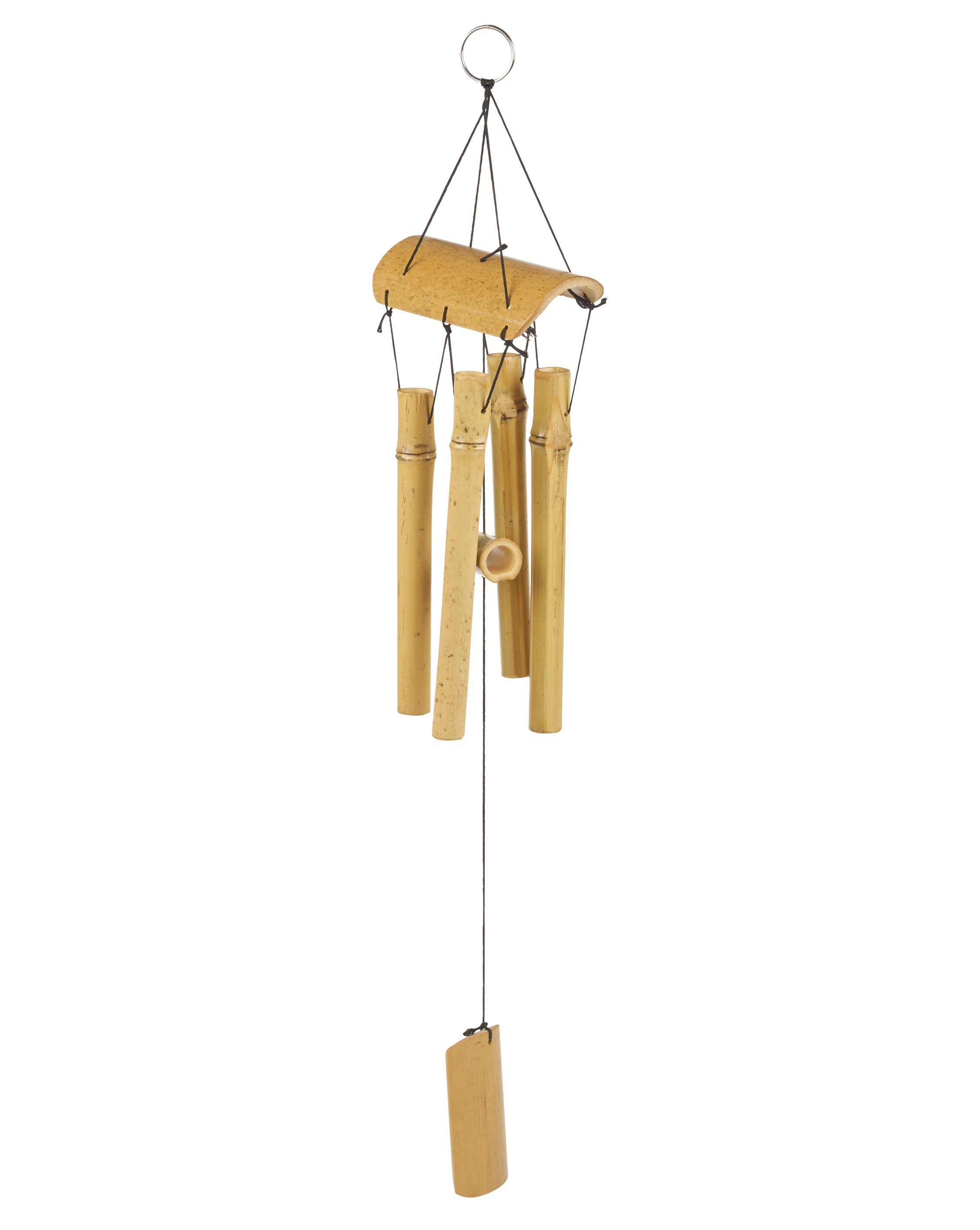 Natural Bamboo Wind Chime Garden Hanging Mobile Decoration 60cm Pipes