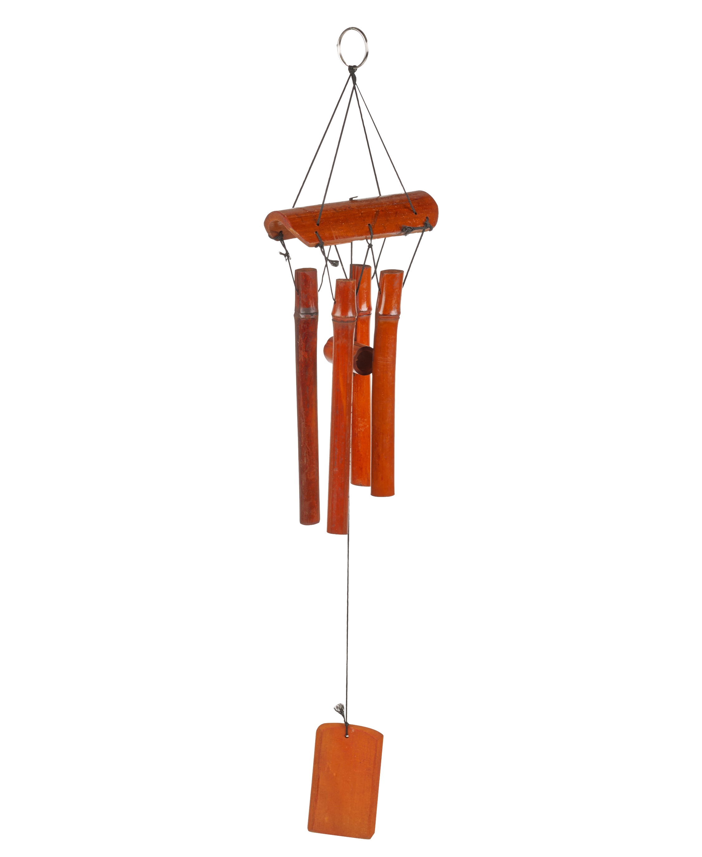 Natural Bamboo Wind Chime Garden Hanging Mobile Decoration 60cm Pipes