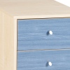 Malibu Blue Bedside Chest 3 Drawer [719/1709]