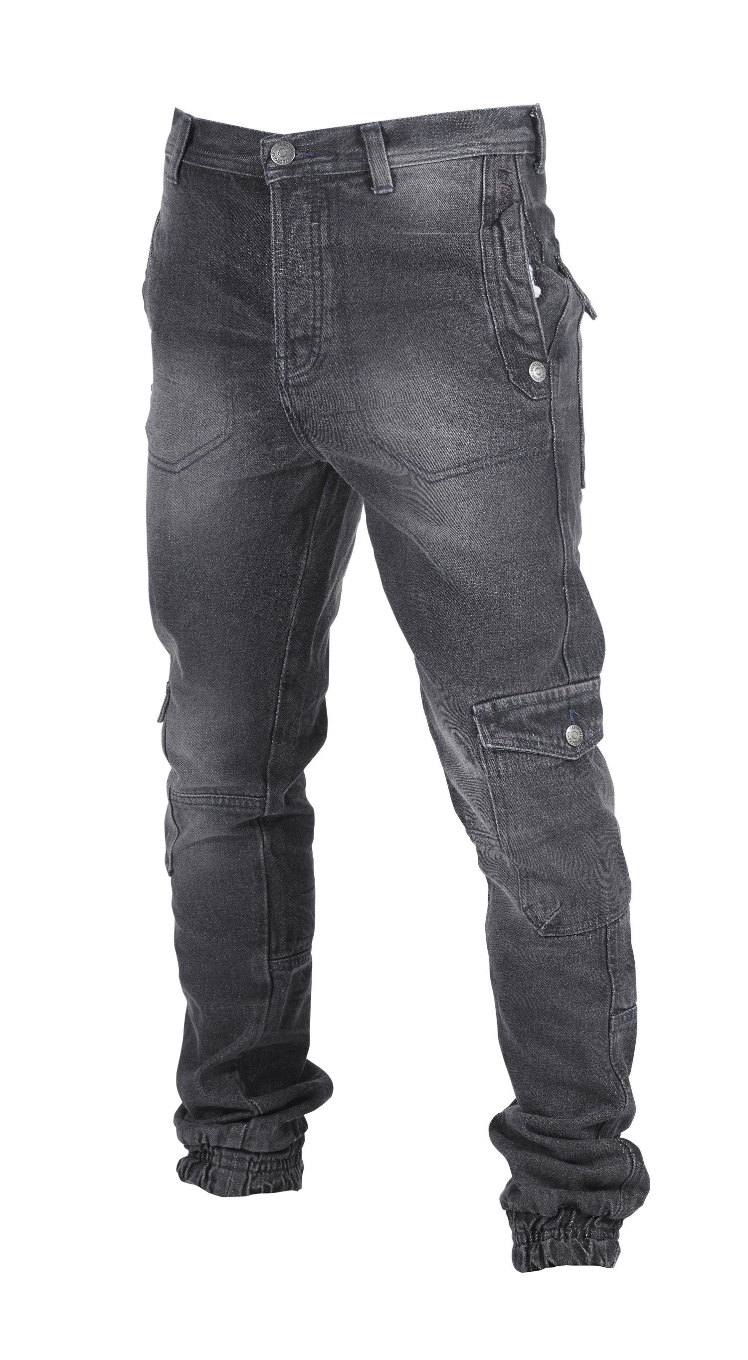 Lee Cooper Mens Designer Denim Fashion Jeans Casual Pants Cargo Cuffed ...
