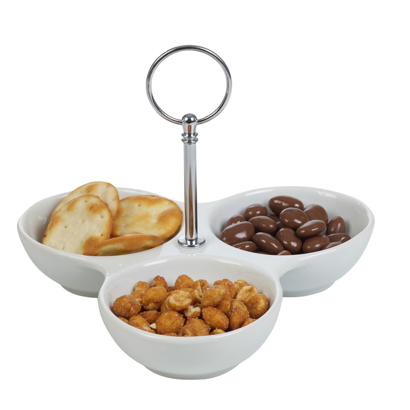 Assorted Snack Dish Porcelain Ceramic Serving Tray Dip Bowl Appetizer